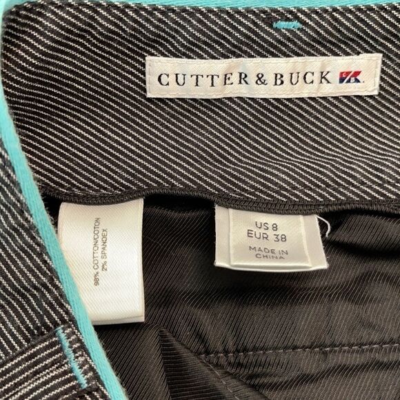 Cutter & Buck Annika Striped Golf Shorts Sz 8 - Picture 11 of 11